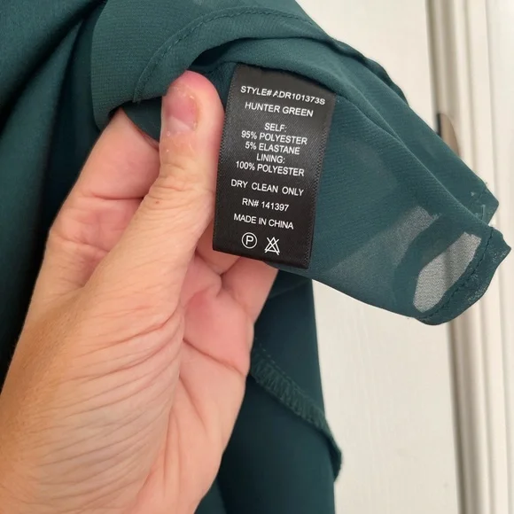 Astr Green Halter Midi Dress - Picture 6 of 7